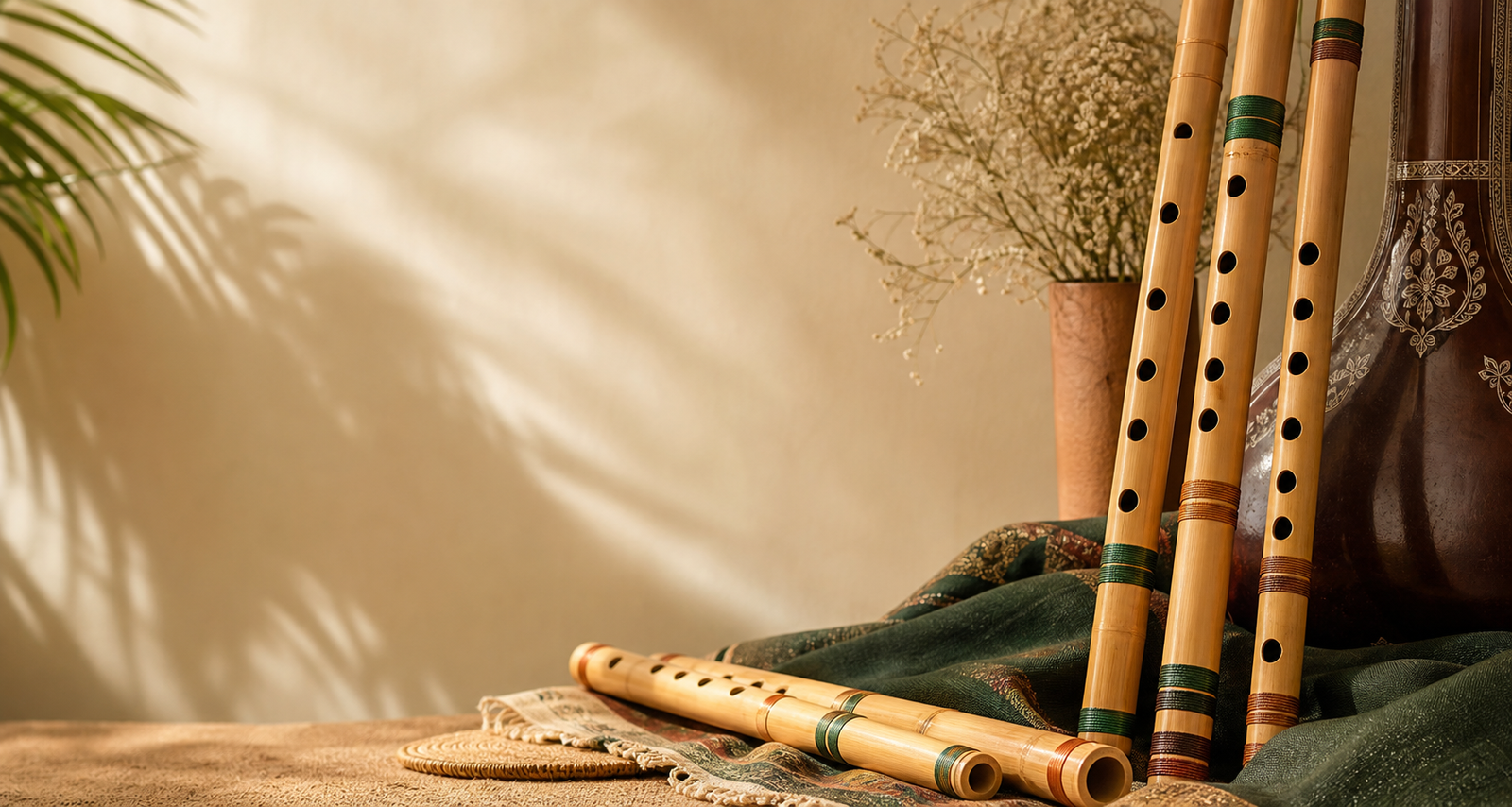 Handcrafted bamboo flute workshop
